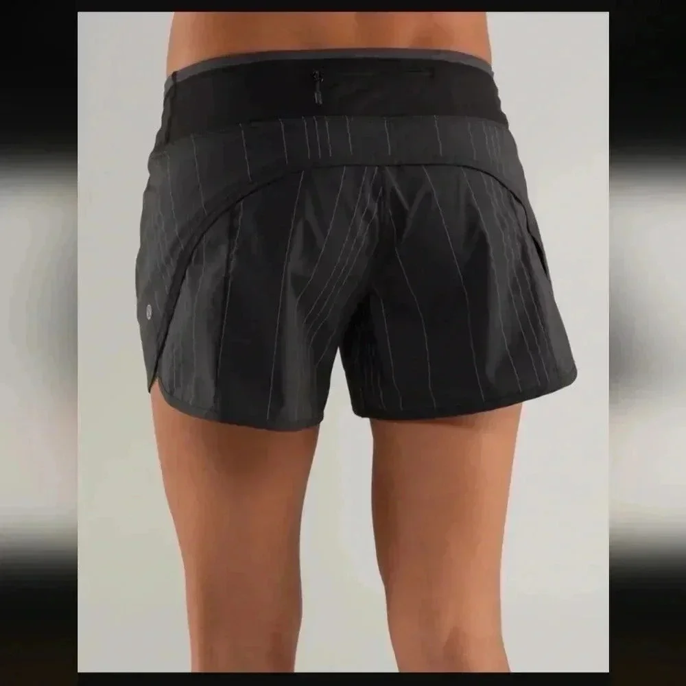Lululemon Turbo Run Short *Reflective Black